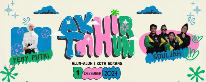 Nikmati Akhir Tahun Festival di Kota Serang! Musik seru, artis terkenal, dan aktivitas menarik. Beli tiket resmi hanya di exotix.id!